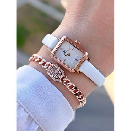 Daniel Klein 18 mm Mini Kasa Retro Vintage Deri Kordon 2 Yıl Garantili Kadın Kol Saati 10862.4