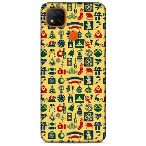 Yılbaşı Süsleri 12 Xiaomi Redmi 9C Kılıf Silikon Kapak