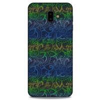 Samsung Galaxy J6 Plus Kılıf Desenli Özel Seri Tüyler (44) Tough Armor Kılıf