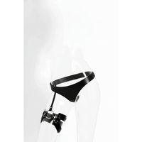 Siyah Tanga - Külot Deri Metal Halka Detaylı - Brf1156