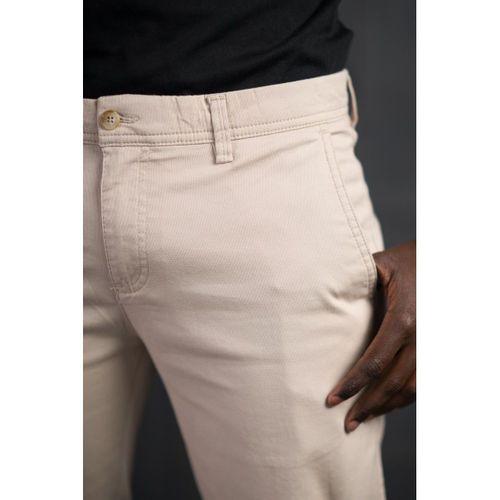 Slimfit Küçük Armürlü Yazlık Pamuklu Gabardin  Pantolon