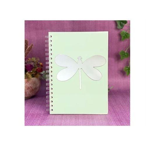 2 Adet Defter Sticker,Laptop Sticker Aynalı Kelebek Şekilli 20X13X0,6Cm