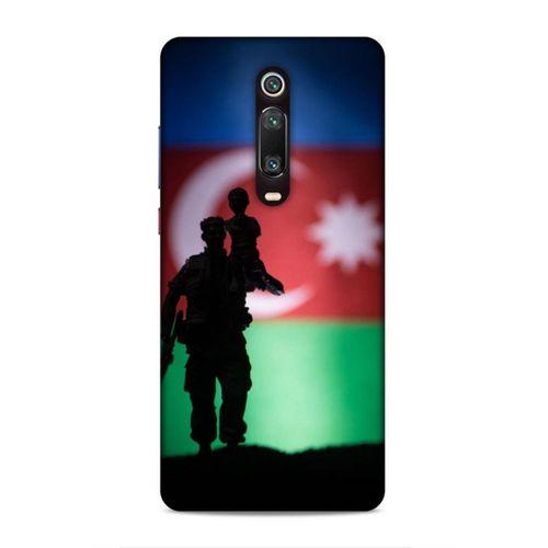 Xiaomi Mi 9T Pro Uyumlu Kılıf Azarbaijan (14) Lansman Kılıf Asker Bayrak