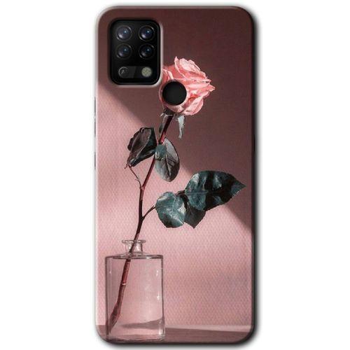 MRCİLETİSİM Tecno Pova Kılıf HD Desen Baskılı Arka Kapak+Temperli Cam - Retro Gül