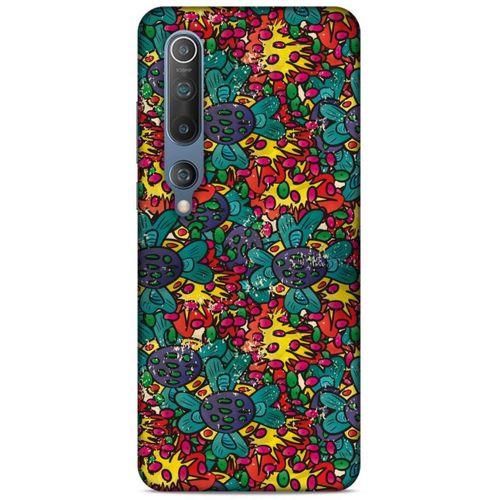 Lopard Xiaomi Mi 10 Uyumlu Kılıf Soyut Sanat (29) Baskılı Arka Koruma Kılıfı