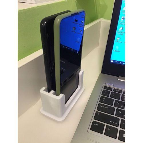 Çift Telefon Masa Standı - 5122868