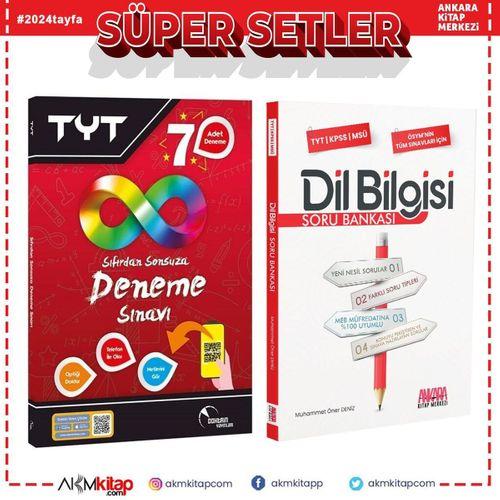 Doktrin TYT 7 li Deneme ve AKM Dil Bilgisi Soru Bankası Seti 2 Kitap