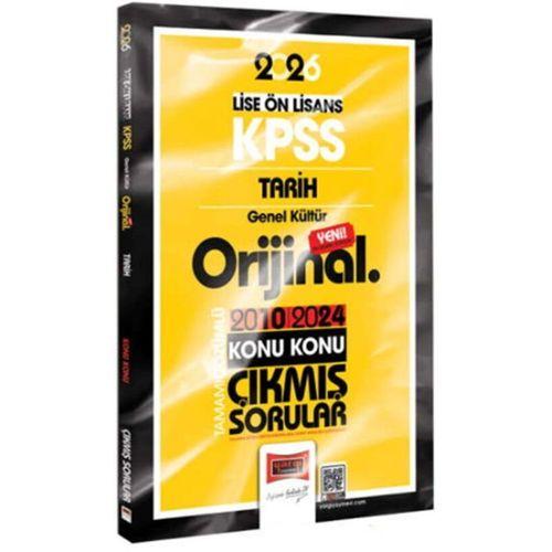 2026 KPSS Lise Önlisans Tarih Orijinal 2010 2024 Konu Konu Çıkmış Sorular Yargı Yayınları
