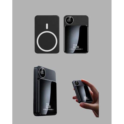 Manyetik Powerbank 15w Wireless Hızlı Şarj Led Ekranlı