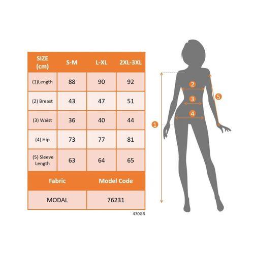 Kadın Uzun Kollu Kare Kalp Yakalı Mini Modal Elbise