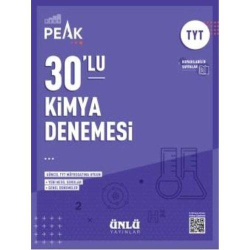 TYT Kimya Best Peak 30 lu Denemesi Ünlü Yayıncılık