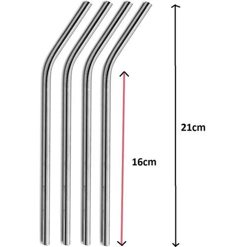 Paslanmaz Çelik Pipet Seti 5 Parça