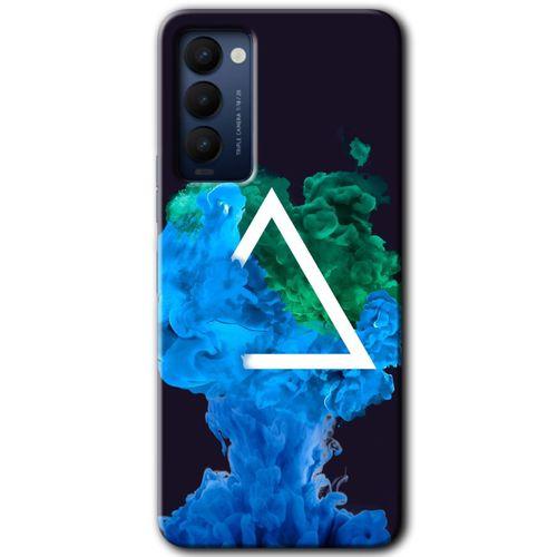 Potkal Hediye Fabrikası Tecno Camon 18P Kılıf HD Desen Baskılı Arka Kapak - Outlines Paint