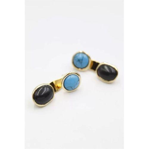 Taşlı Küpe - Altın