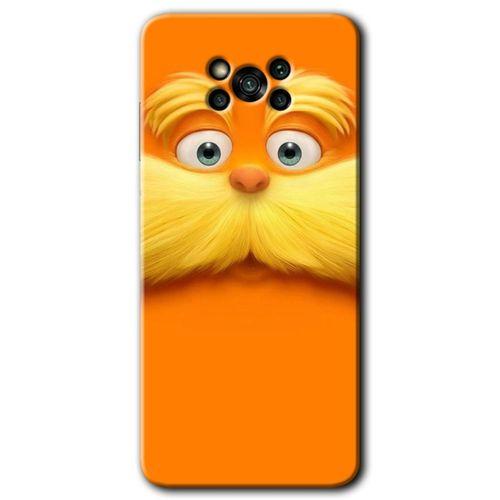 MRCİLETİSİM Poco x3 NFC Kılıf Kapak - Garfield +Hayalet Ekran Yandan Gözükmez