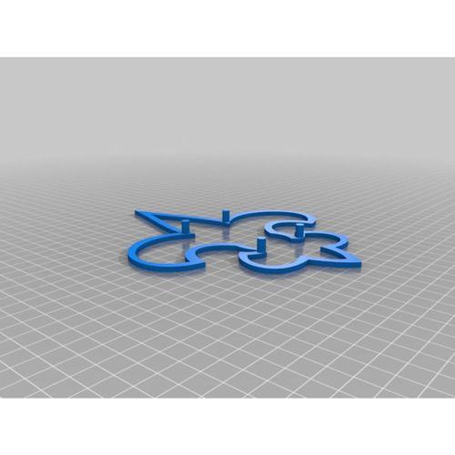 - Fleur De Lis 3 Katmanlı 3D Baskı (Bu ürün Sadece Plastik parçadır - Almadan Önce Soru Sorabilirsiniz)