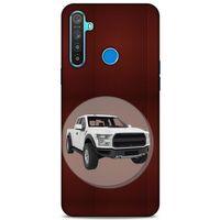 Lopard Oppo Realme 5i Uyumlu Kılıf PickUpX (5) Koruma Kabı Krem
