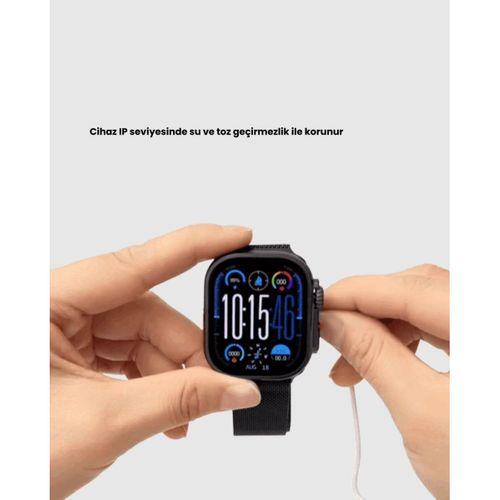 Amoled Ultra Akıllı Saat 15 Gün Batarya Güçlü Ekran Yeni Nesil