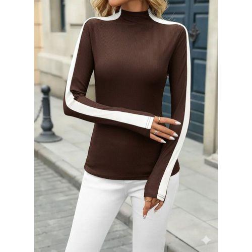 Kadın Uzun Kollu Balıkçı Yaka Kaşkorse Bluz