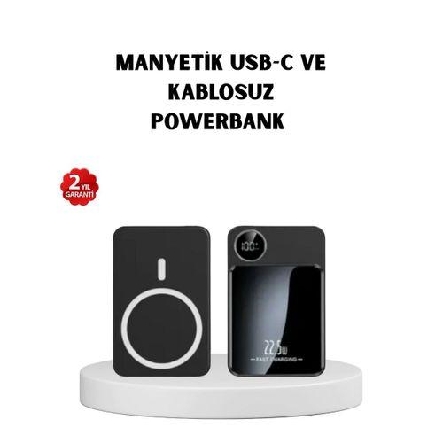 Magsafe Uyumlu Powerbank 20w Pd 15w