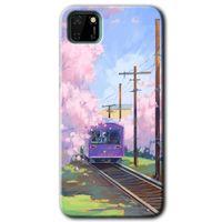 Potkal Hediye Fabrikası Huawei Y5P HD Baskılı Kılıf + 9D Tam Ekran Koruyucu - Rails Paint