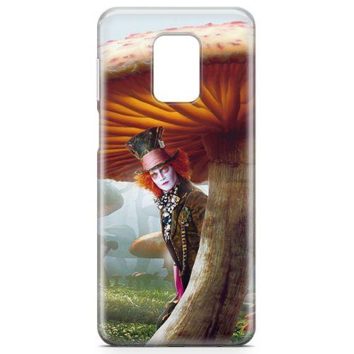 Xiaomi Redmi Note 9 Pro Kılıf Alice Harikalar Diyarında Arka Kapak Koruma Desenli Full Koruyucu