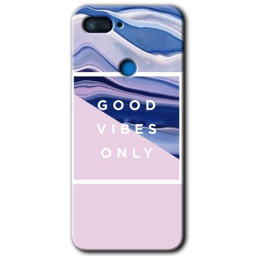 Potkal Hediye Fabrikası Xiaomi Mi 8 Lite Kılıf HD Desen Baskılı Arka Kapak - Good Vibes