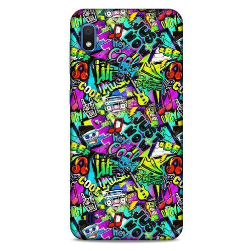 Graffitix (9) Desenli Silikon Kapak Samsung Galaxy A10 Kılıf