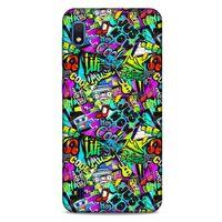 Graffitix (9) Desenli Silikon Kapak Samsung Galaxy A10 Kılıf