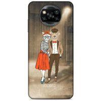 Xiaomi Redmi Poco X3 Kılıf FunnyMaX (31) TPU Kılıf Kahverengi