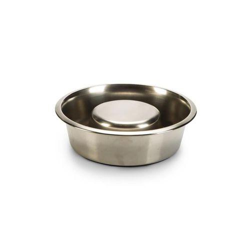 Beeztees Köpek Yavaş Besleme Mama Kabı, Paslanmaz Çelik, 20cm