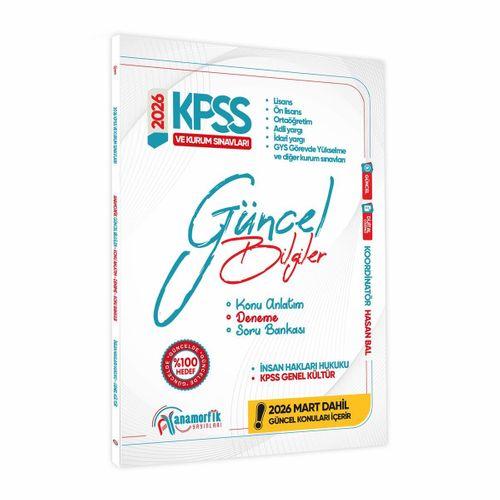 2026 KPSS Genel Kültür/Kurum Sınavları Güncel Bilgiler Konu Anlatım-Deneme-Soru Bankası DijitalÇözüm