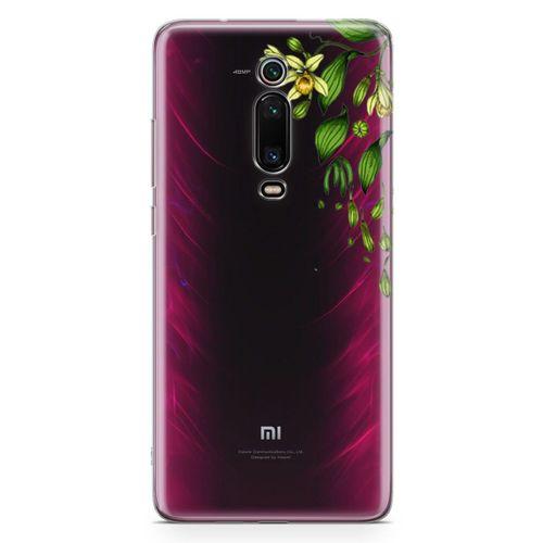 Xiaomi Redmi K20 Pro Premium Kılıf Vanilya Çiçeği Arka Kapak Koruma Desenli Full Koruyucu