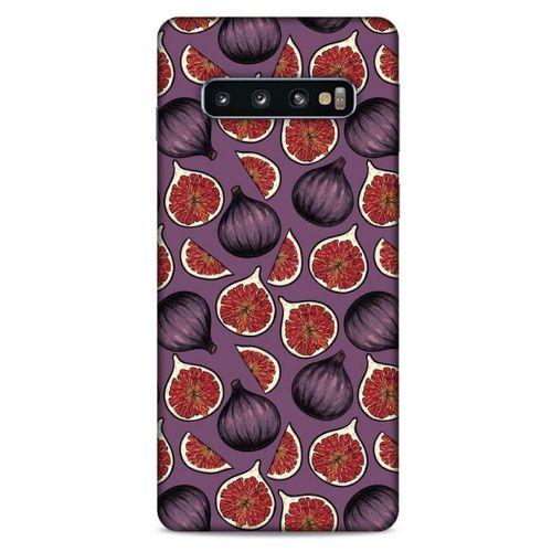Frutix İncir 02 Samsung Galaxy S10 Kılıf Desenli Silikon