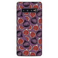 Frutix İncir 02 Samsung Galaxy S10 Kılıf Desenli Silikon