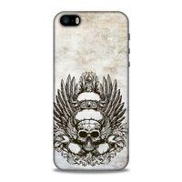 Lopard Apple iPhone SE Uyumlu Kılıf Tattoo's (6) Silikon Kılıf Siyah Gri