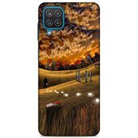 Lopard Samsung Galaxy A12 Uyumlu Kılıf Manipülasyon ☻ (24) Darbe Emici Kılıf Desenli