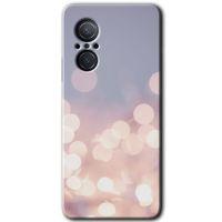 Huawei Nova 9 SE Kılıf HD Desen Baskılı Arka Kapak - Blur Lights + Kırılmaz Cam