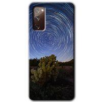 MRCİLETİSİM Samsung Galaxy S20 FE Kılıf Baskılı Kapak - Eclipse Sky +Tam Kaplayan Mat Seramik