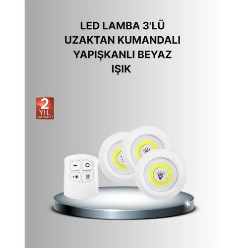 Dekoratif Ve Pratik 3’lü Kumandalı Spot Led Aydınlatma