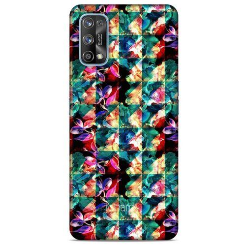 Oppo Realme 7 Pro Kılıf Kelebek Etkisi (17) Tasarım Kılıf Turkuaz Yeşil