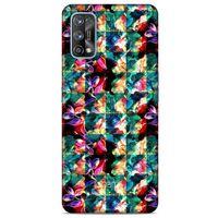 Oppo Realme 7 Pro Kılıf Kelebek Etkisi (17) Tasarım Kılıf Turkuaz Yeşil