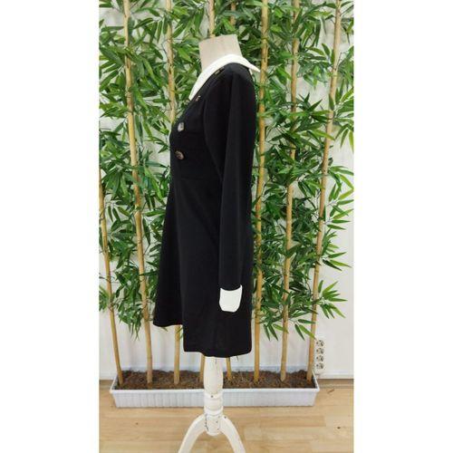 Kadın Uzun Kollu Yakalı A Kesim Kısa Ithal Krep Elbise