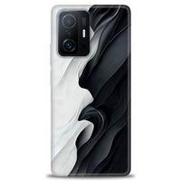 Xiaomi Mi 11T Pro Kılıf HD Baskılı Kılıf - Black and White + Tam Ekran Koruyucu