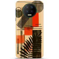 Lopard İnfinix Note 7 Uyumlu Kılıf Soyut Sanat (44) Desenli Tough Armor Kılıf