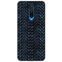 Xiaomi Redmi K30 5G Kılıf Dragons (4) Koruma Kılıfı Ejderha Skin Lacivert