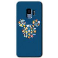 Potkal Hediye Fabrikası Samsung Galaxy S9 HD Baskılı Kılıf + 9D Tam Ekran Koruyucu - Mickey