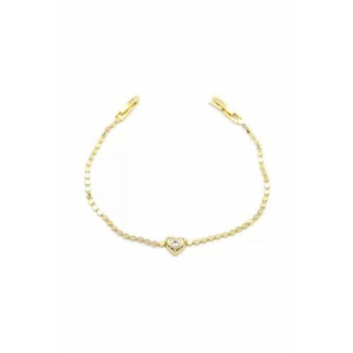 Kalp Bileklik - Altın