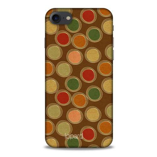 Apple Iphone 8 Kılıf Pastel Renkler (43) Thin Fit Kılıf Kahve Yeşil