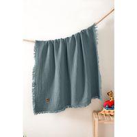 Kanz Kanz Bebek 4 Kat Müslin Örtü Knz-027 İndigo